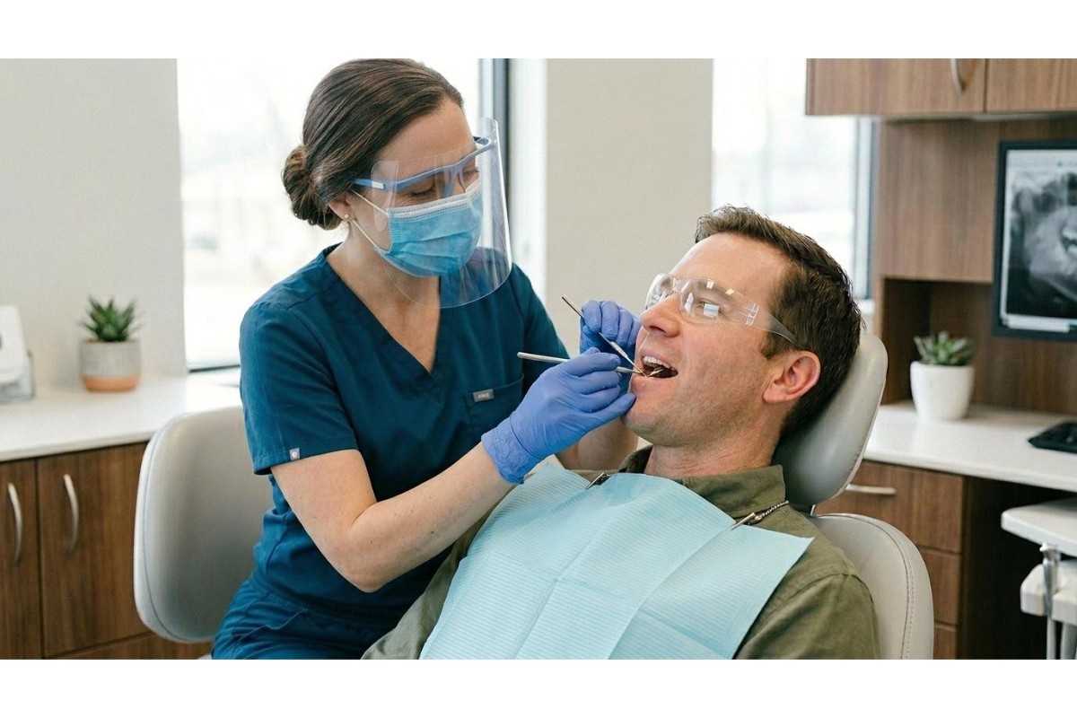 Dental examination at sundance dental